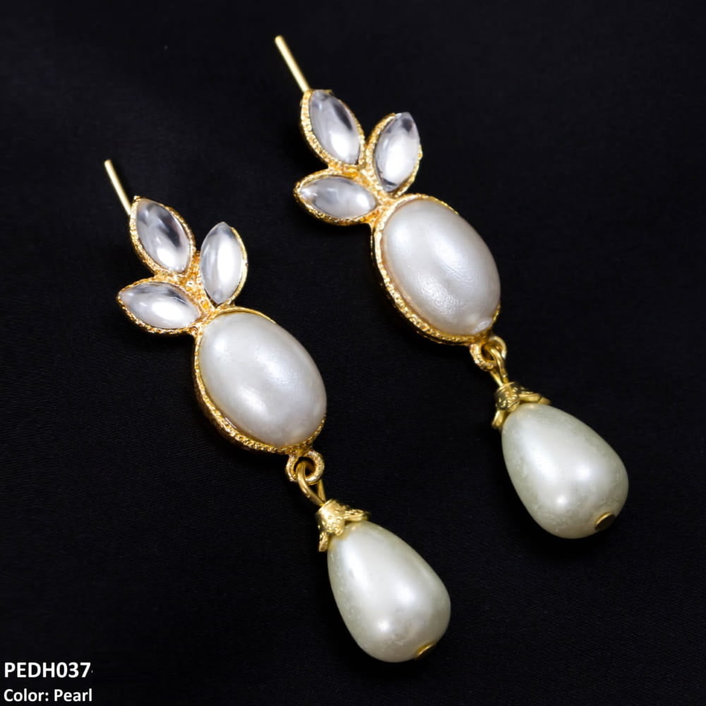 PEDH037 SDQ Drop Earrings Pair - PEDH