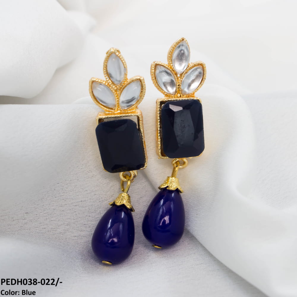 PEDH038 SDQ Drop Earrings - PEDH