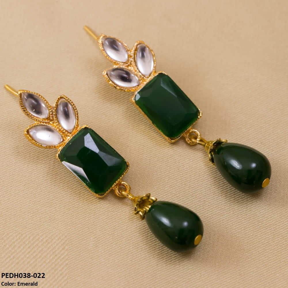 PEDH038 SDQ Drop Earrings - PEDH