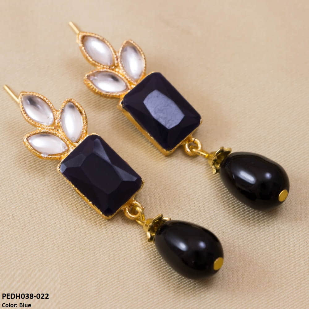 PEDH038 SDQ Drop Earrings - PEDH