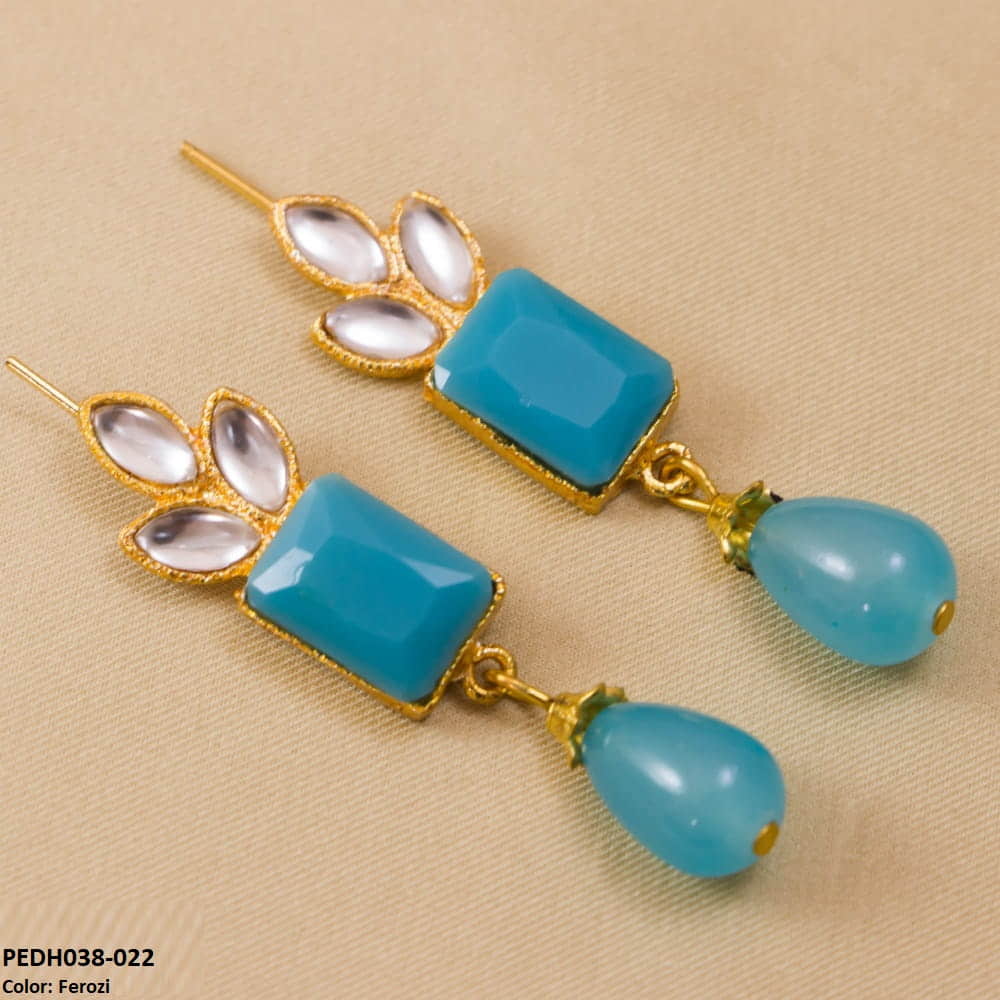 PEDH038 SDQ Drop Earrings - PEDH