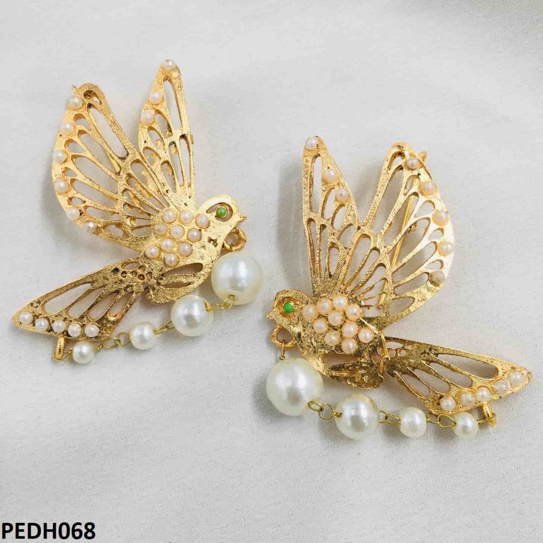 PEDH068 FRN Sparrow Ear Drop Pair - PEDH