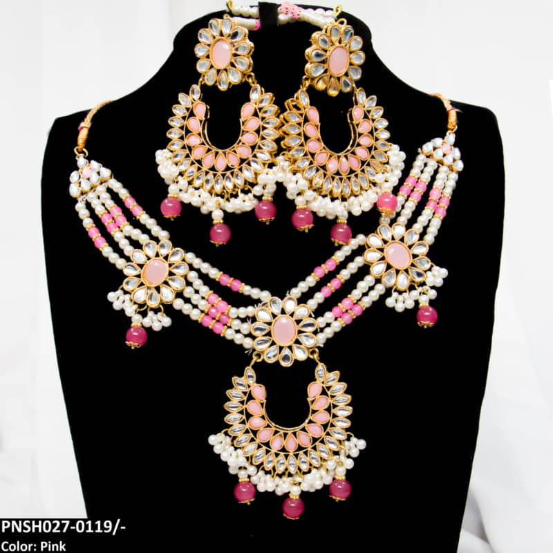 PNSH027 SDQ Beza/Saru Collar Necklace Set - PNSH