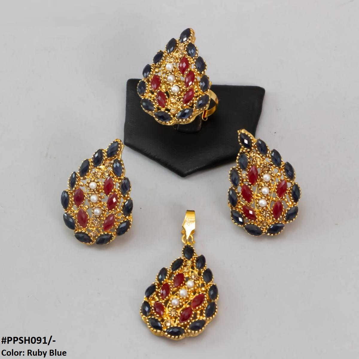 PPSH091 FRZ Pendant Set Leaf - PPSH