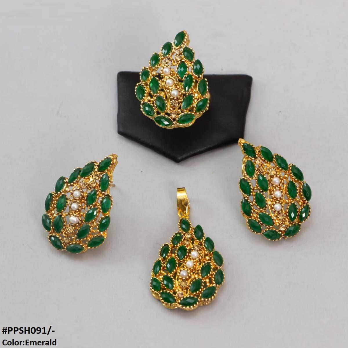 PPSH091 FRZ Pendant Set Leaf - PPSH