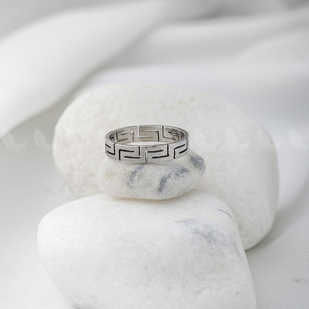 Maze Pattern Ring-8247