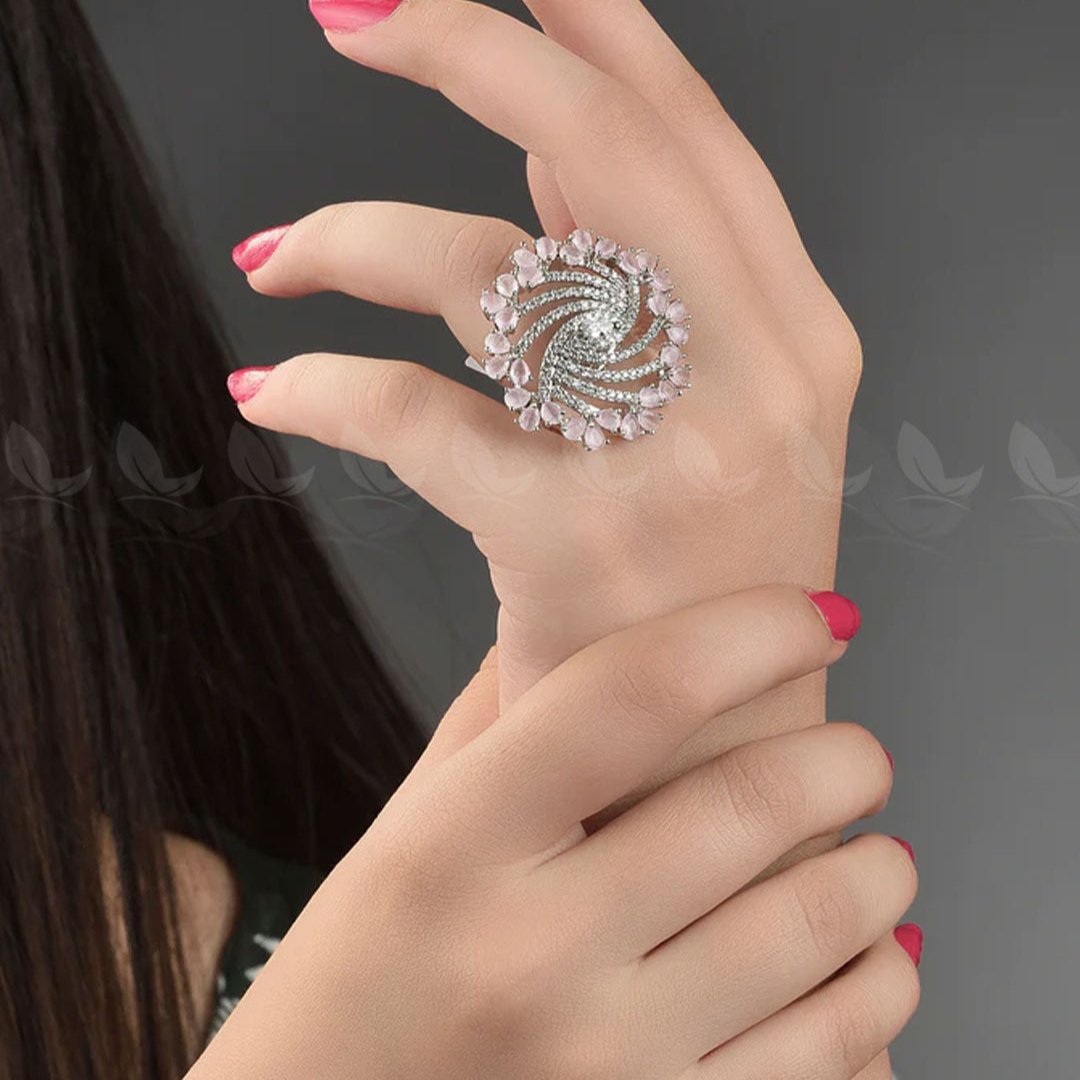 Rhinestone Ring-8276