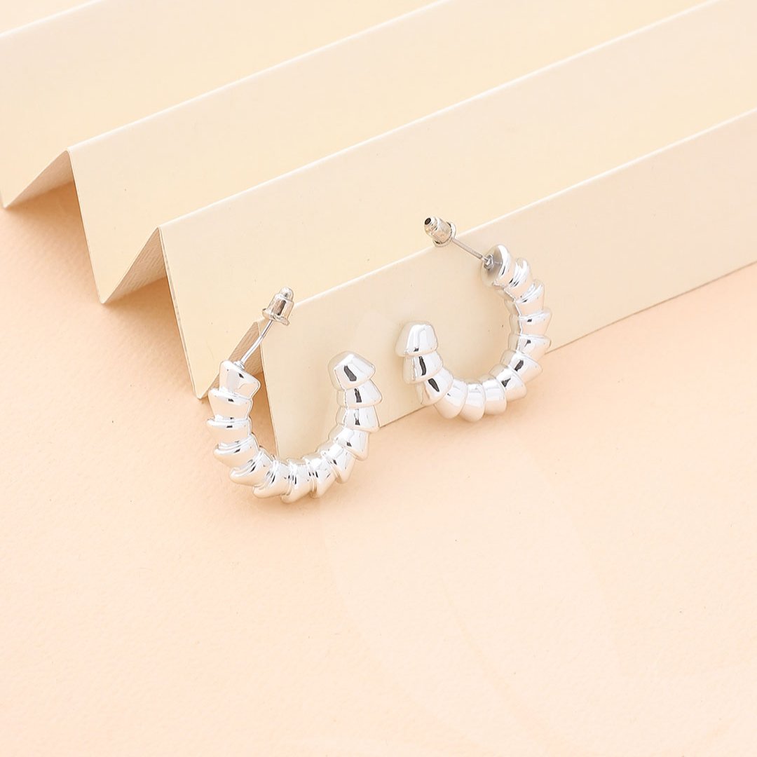 Spiral Hoop Earrings