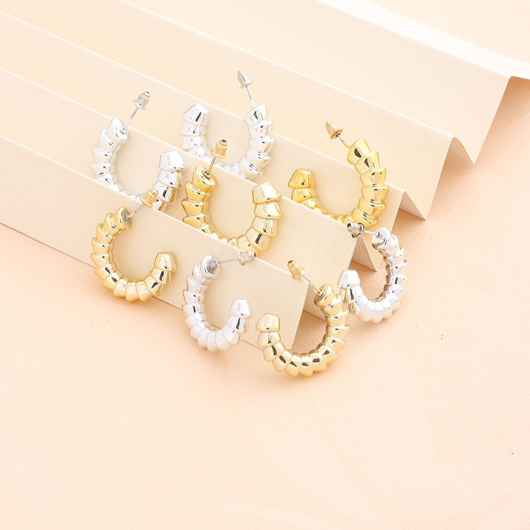 Spiral Hoop Earrings