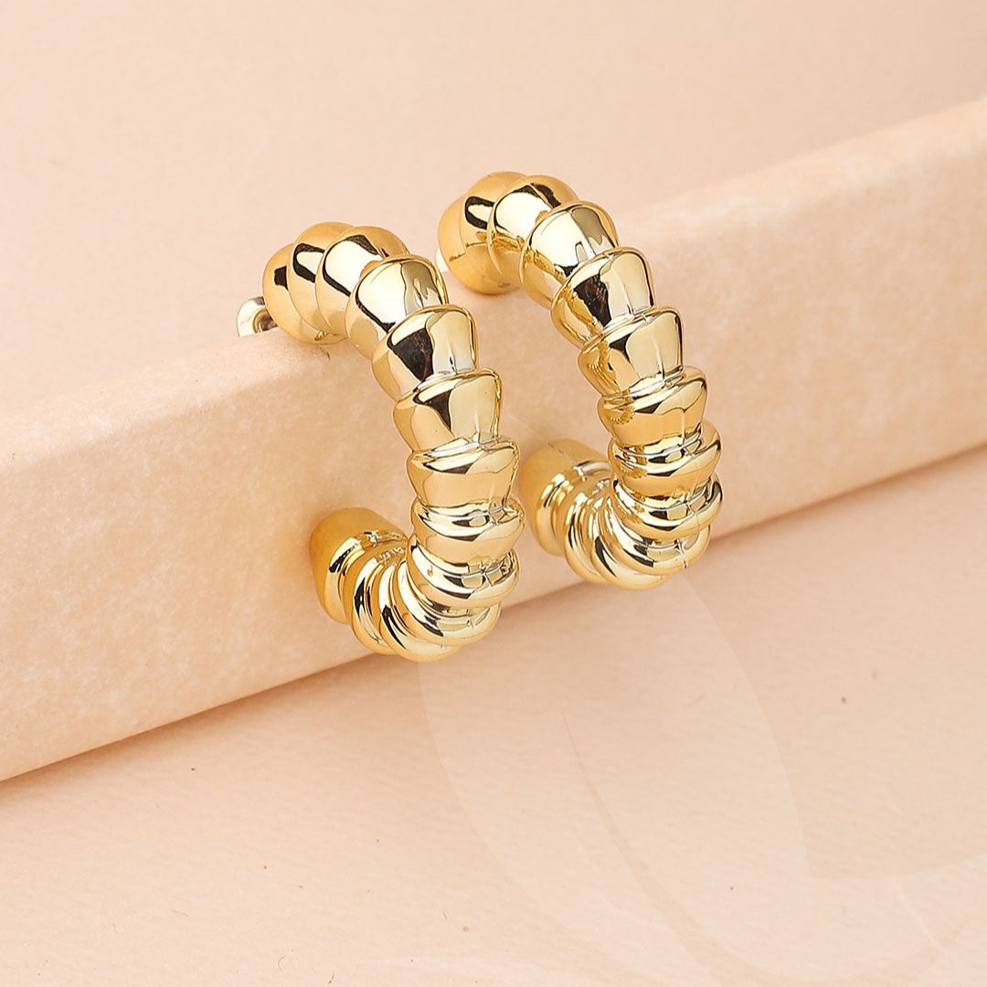 Spiral Hoop Earrings