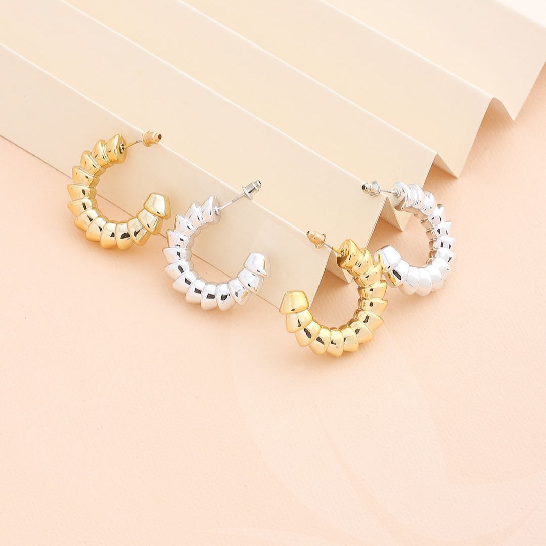 Spiral Hoop Earrings