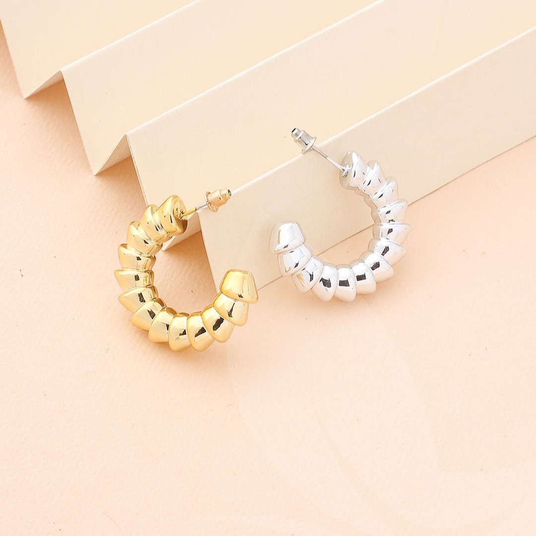 Spiral Hoop Earrings