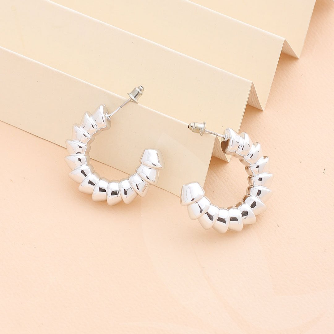 Spiral Hoop Earrings