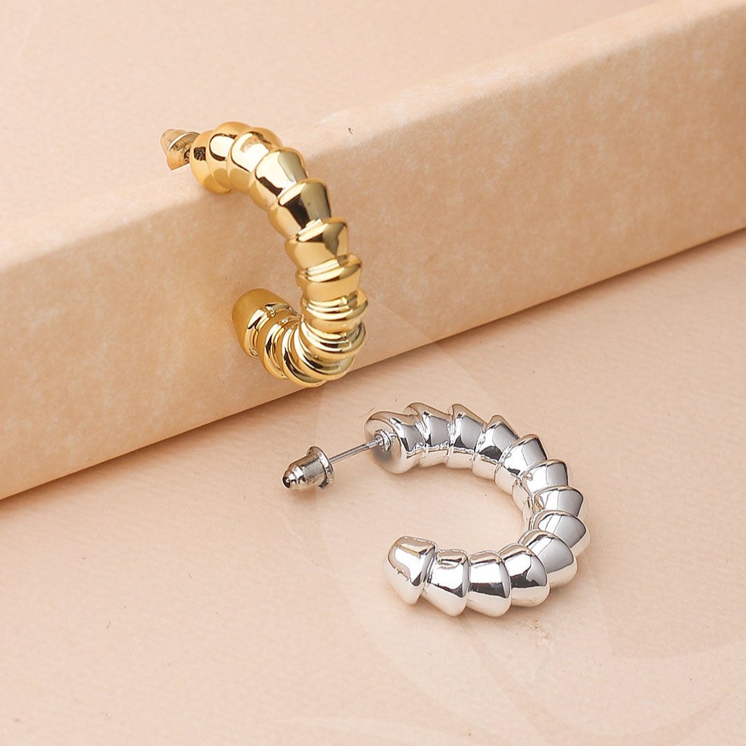 Spiral Hoop Earrings