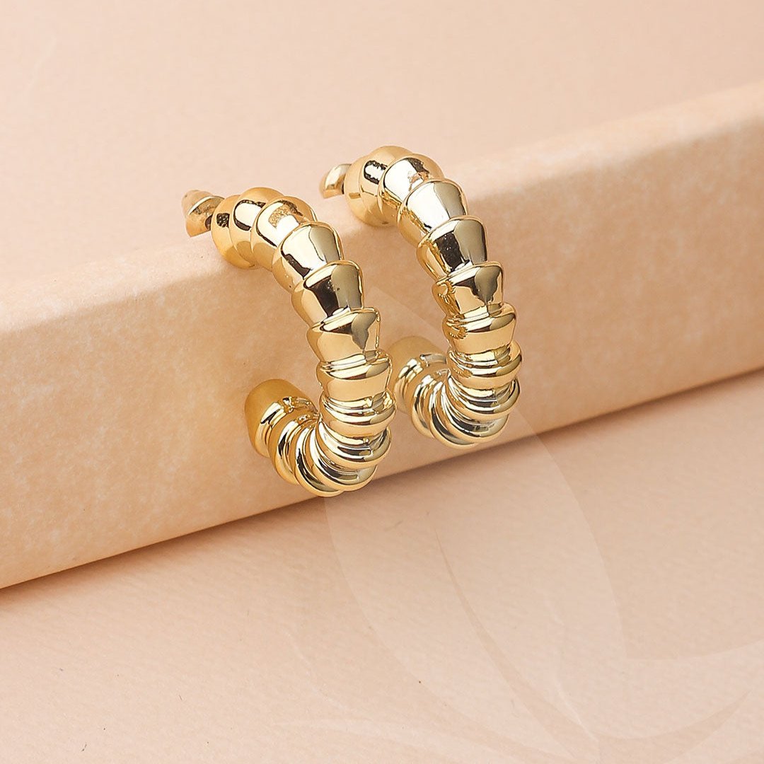 Spiral Hoop Earrings