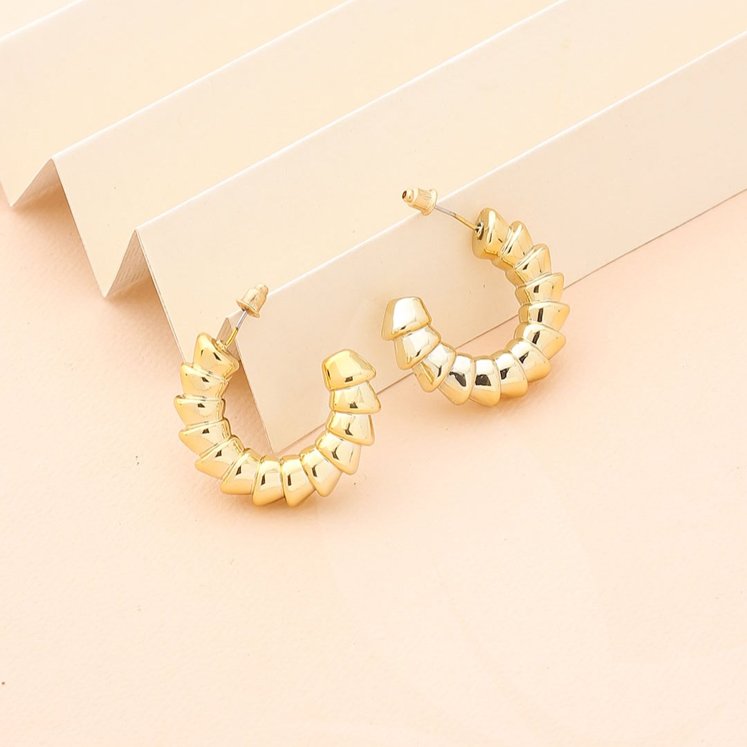 Spiral Hoop Earrings