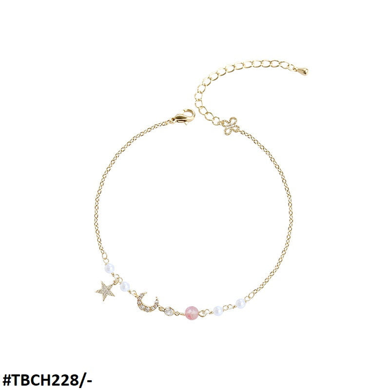 TBCH228 XST Charms & Beads Chain Bracelet Adjustable - CBCH