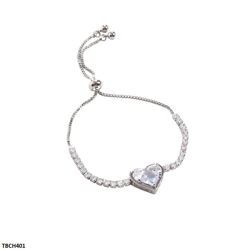 TBCH401 HJF Heart Bracelet Adjustable - TBCH