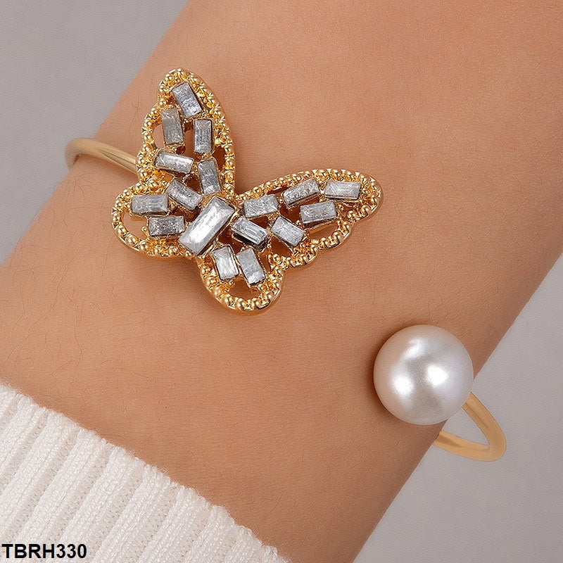 TBRH330 YYE Butterfly Pearl Bracelet - CBRH