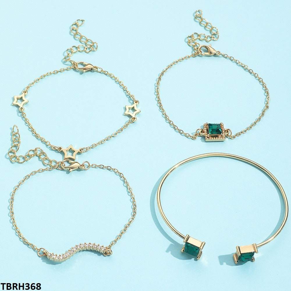 TBRH368 YPG Square Star Bracelet Set - CBRH