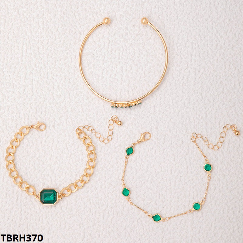 TBRH370 YYE Square/Round Bracelet Set - CBRH