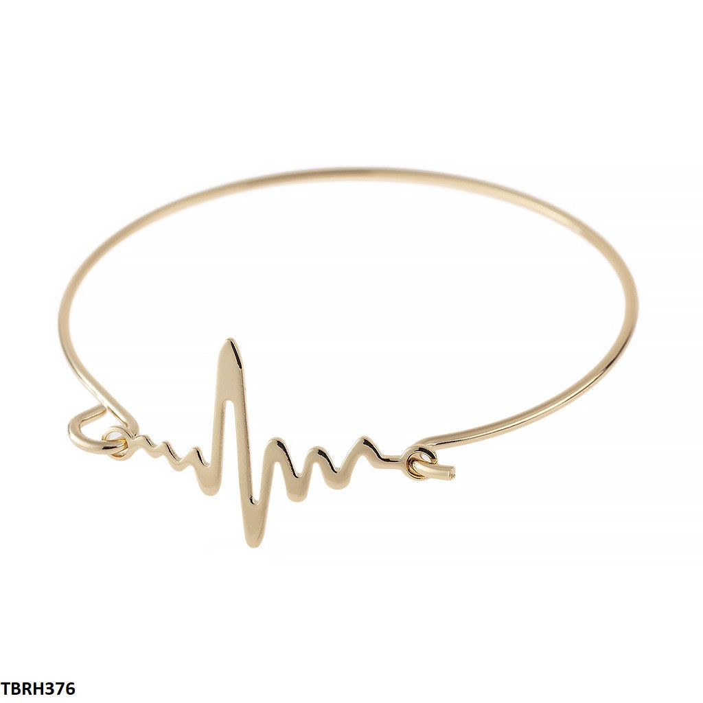 TBRH376 QWN Heart Beat Bracelet - CBRH