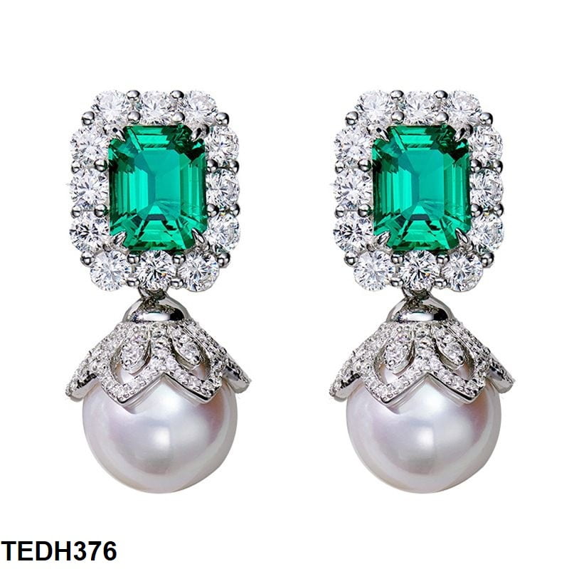 TEDH376 KRL Pearl Drop Earrings Pair - TEDH