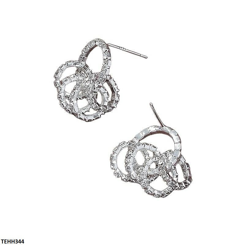 TEHH344 DDJ Round Ear Hoops Pair -CEHH