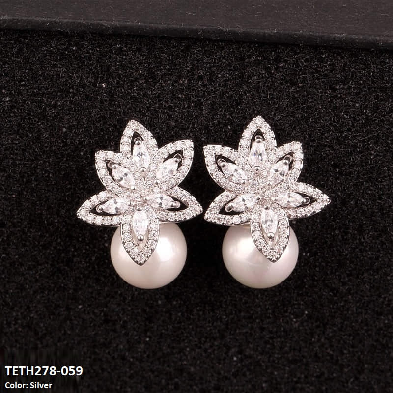 TETH278 DNG Pearl Earring Studs - TETH