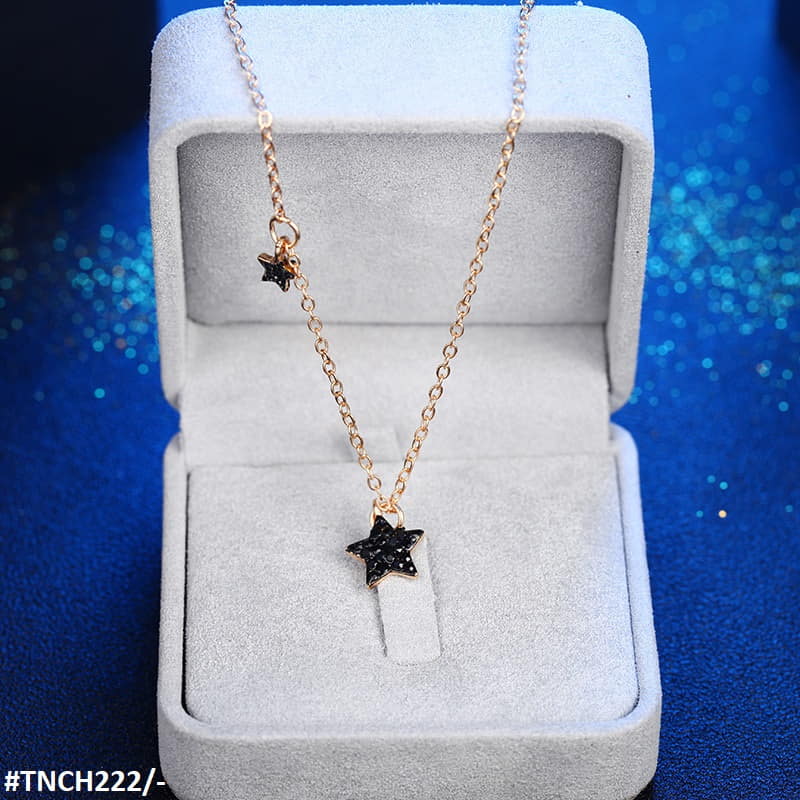 TNCH222 JMN Blackish Star Necklace - TNCH