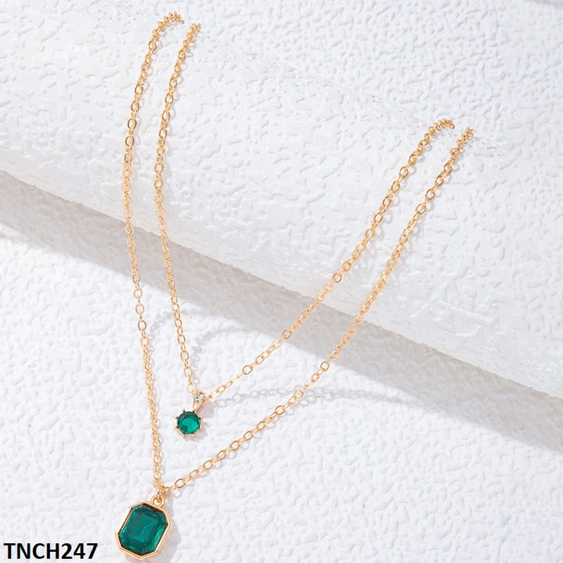 TNCH247 YYE Square Layered Necklace - TNCH