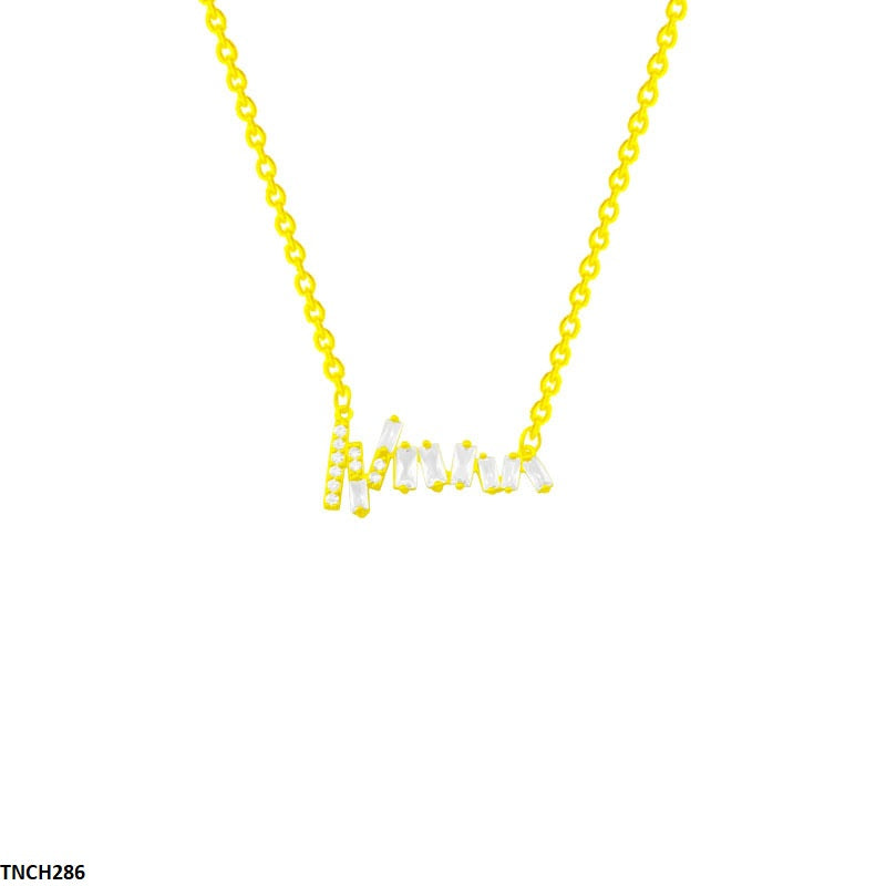 TNCH286 DDJ Baguette Layer Necklace - TNCH