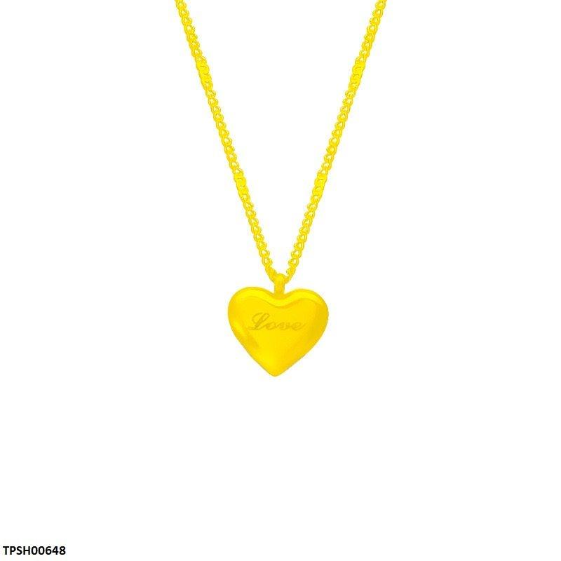 TPSH00648 DDJ Heart Love Pendent -TPSH