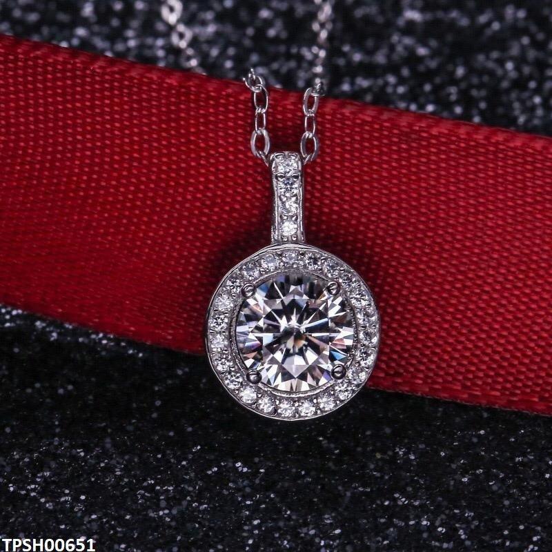 TPSH00651 JJF Round Crystal Pendent - TPSH