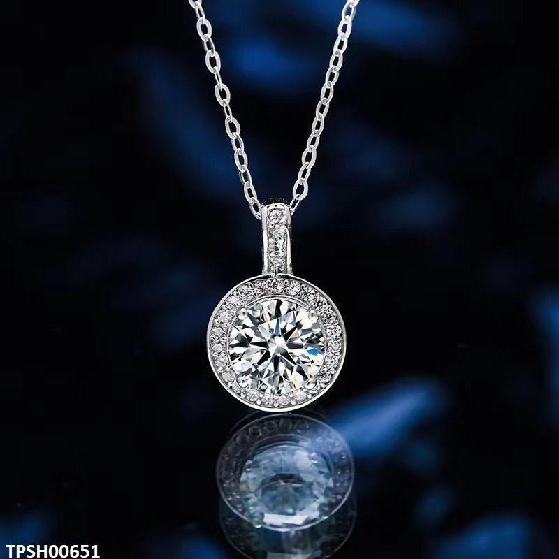 TPSH00651 JJF Round Crystal Pendent - TPSH