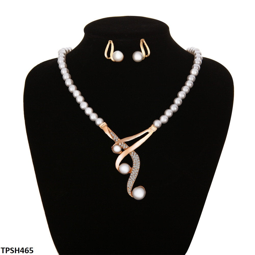 TPSH465 LQP Pearl Pendent Set - CPSH