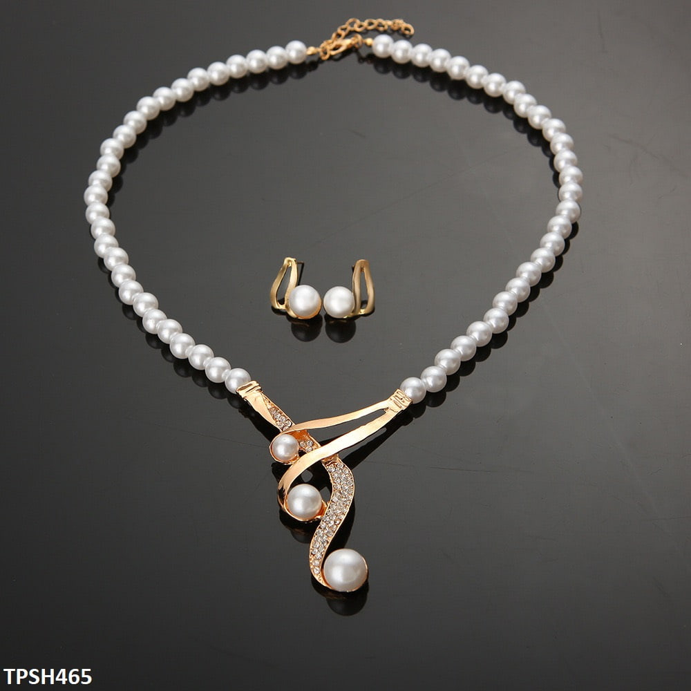 TPSH465 LQP Pearl Pendent Set - CPSH