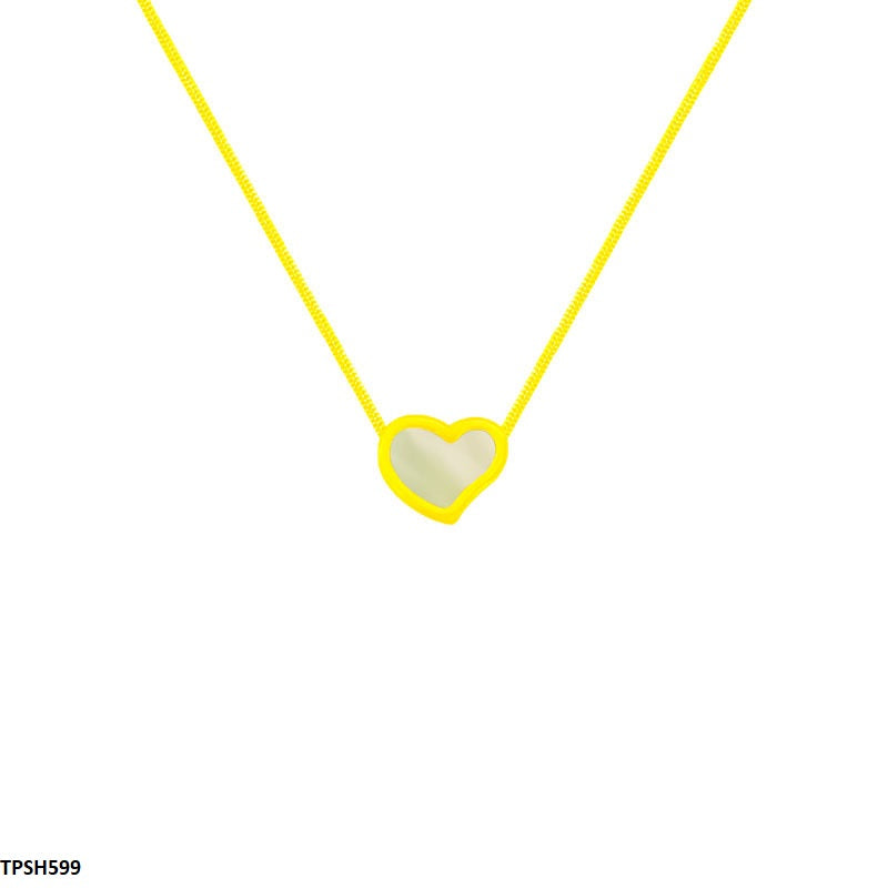 TPSH599 DDJ Heart Stainless Steel Pendent -CPSH