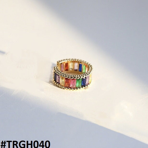 TRGH040 DYS Multi Zircon Ring Adjustable - TRGH