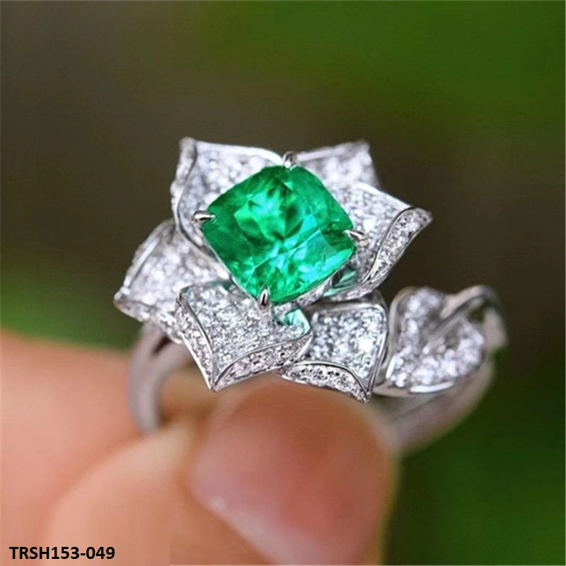 TRSH153 KRL Flower & Leave Adjustable Ring - TRSH