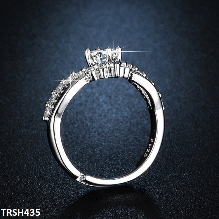 TRSH435 ZFQ Imp Crown Adjustable Ring - TRSH