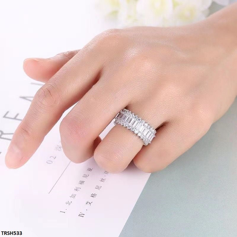 TRSH533 CLJ Baguette Ring Adjustable- TRSH