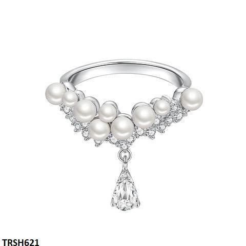 TRSH621 SJS Pearl Ring Adjustable - TRSH