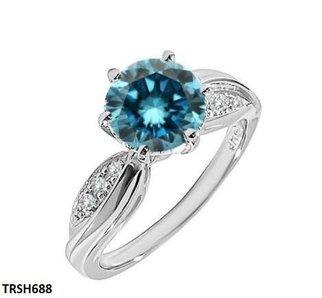 TRSH688 KYC Step Oval Stone Ring - TRSH