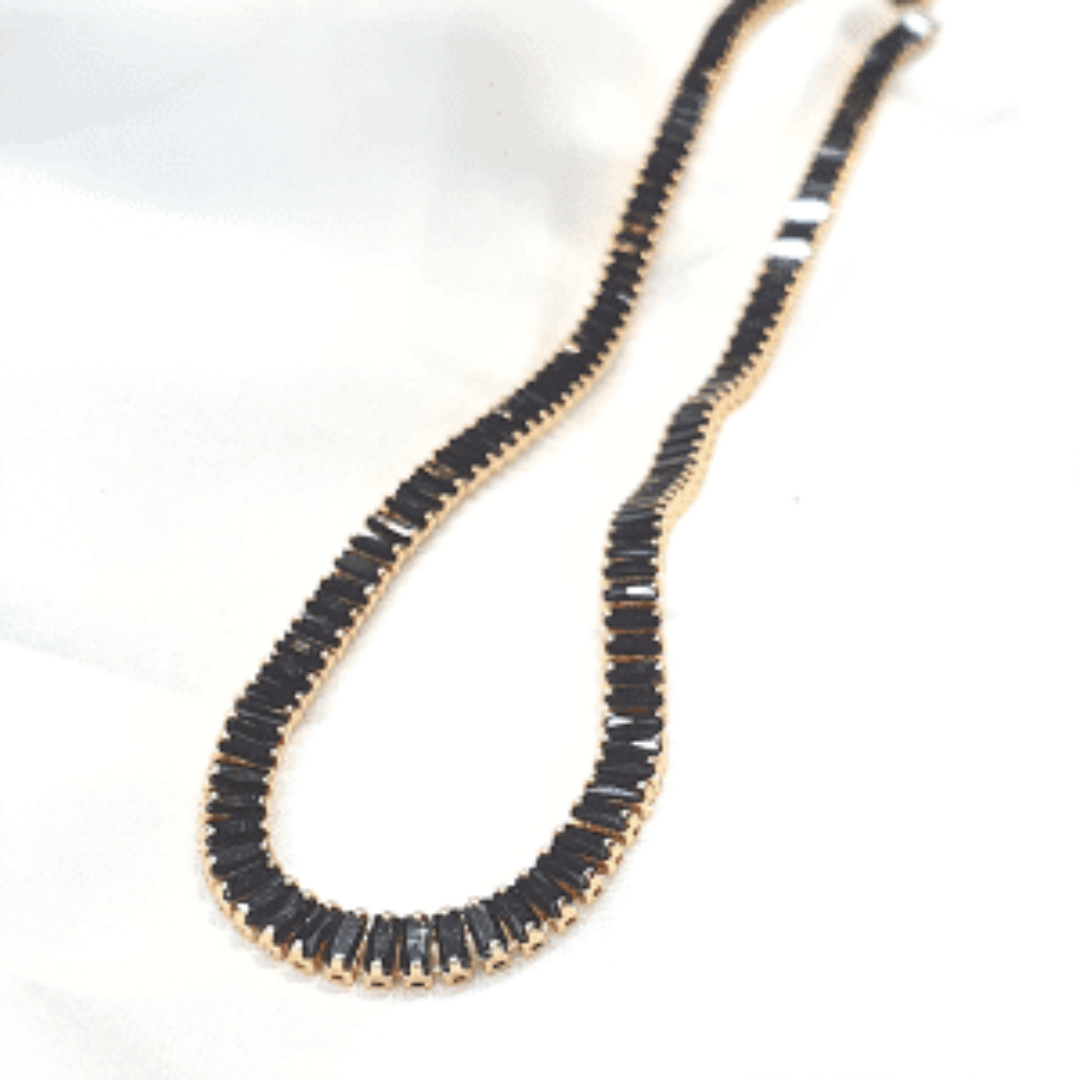 Zircon Gold Plated Chain