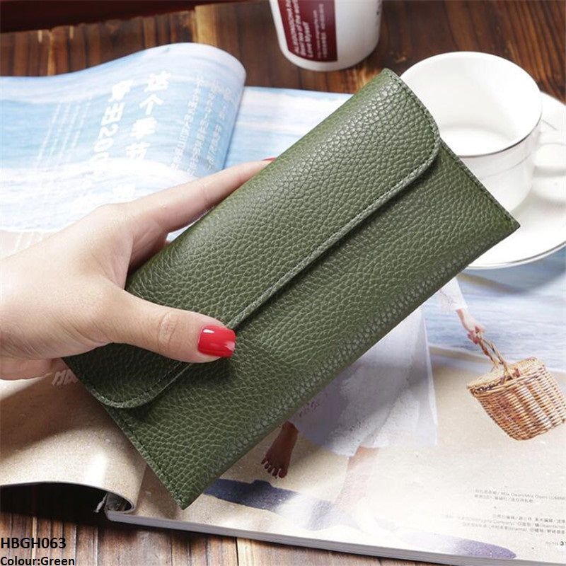 HBGH063 LMP Plain Cash/Card Women Clutch - HBGH