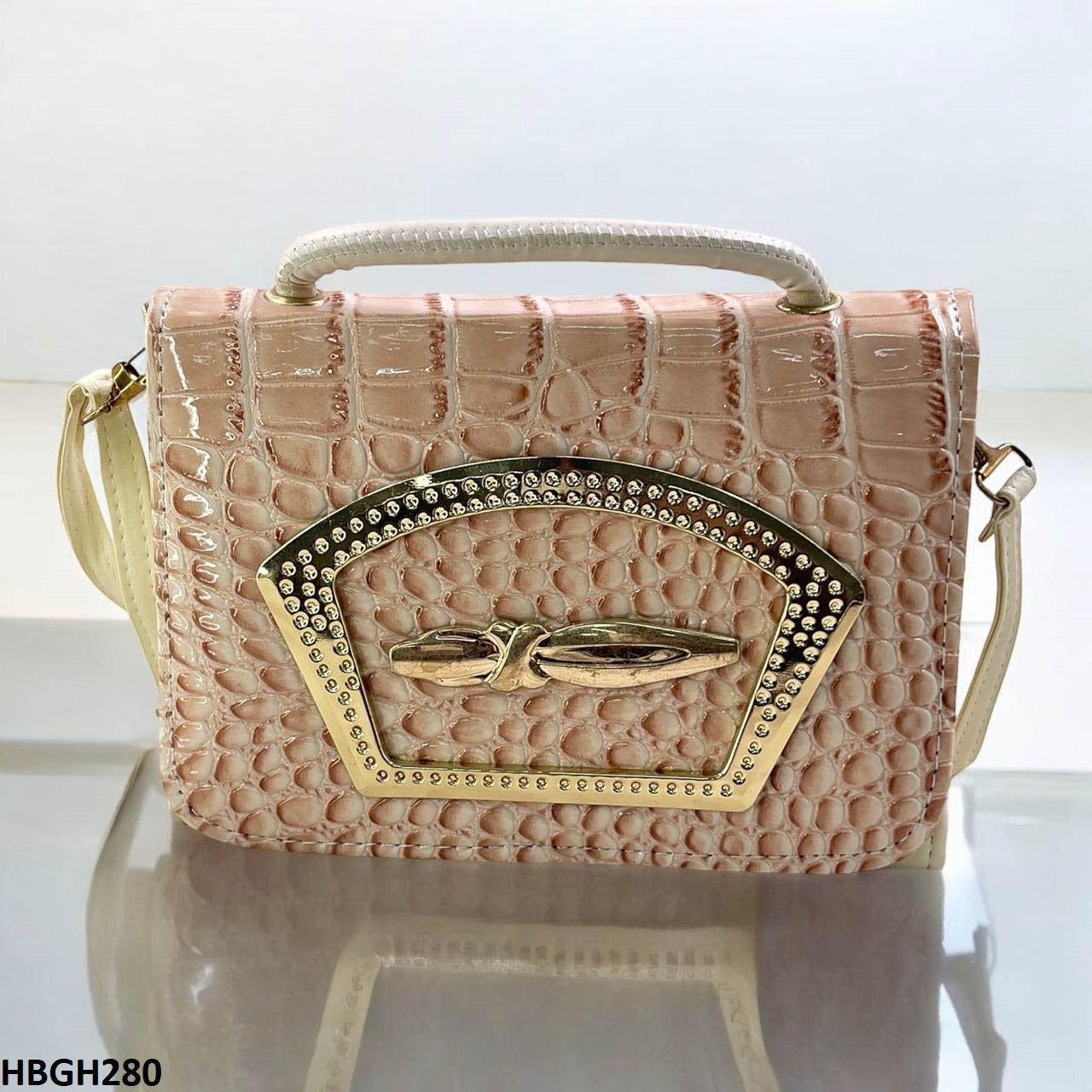 HBGH280 CYG Crocodile Pattern Hand Bag- HBGH