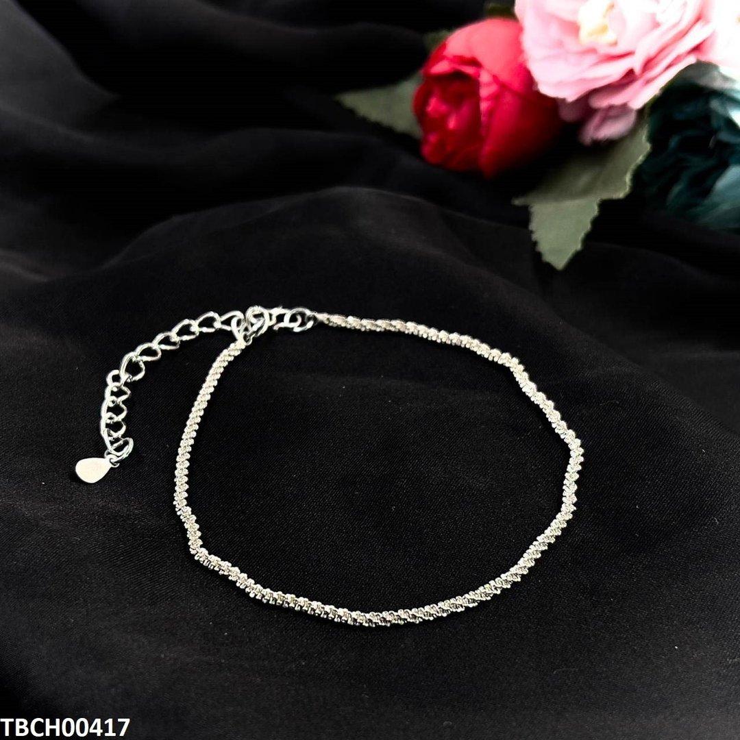 TBCH00417 QWN Silver Chain Bracelet - TBCH