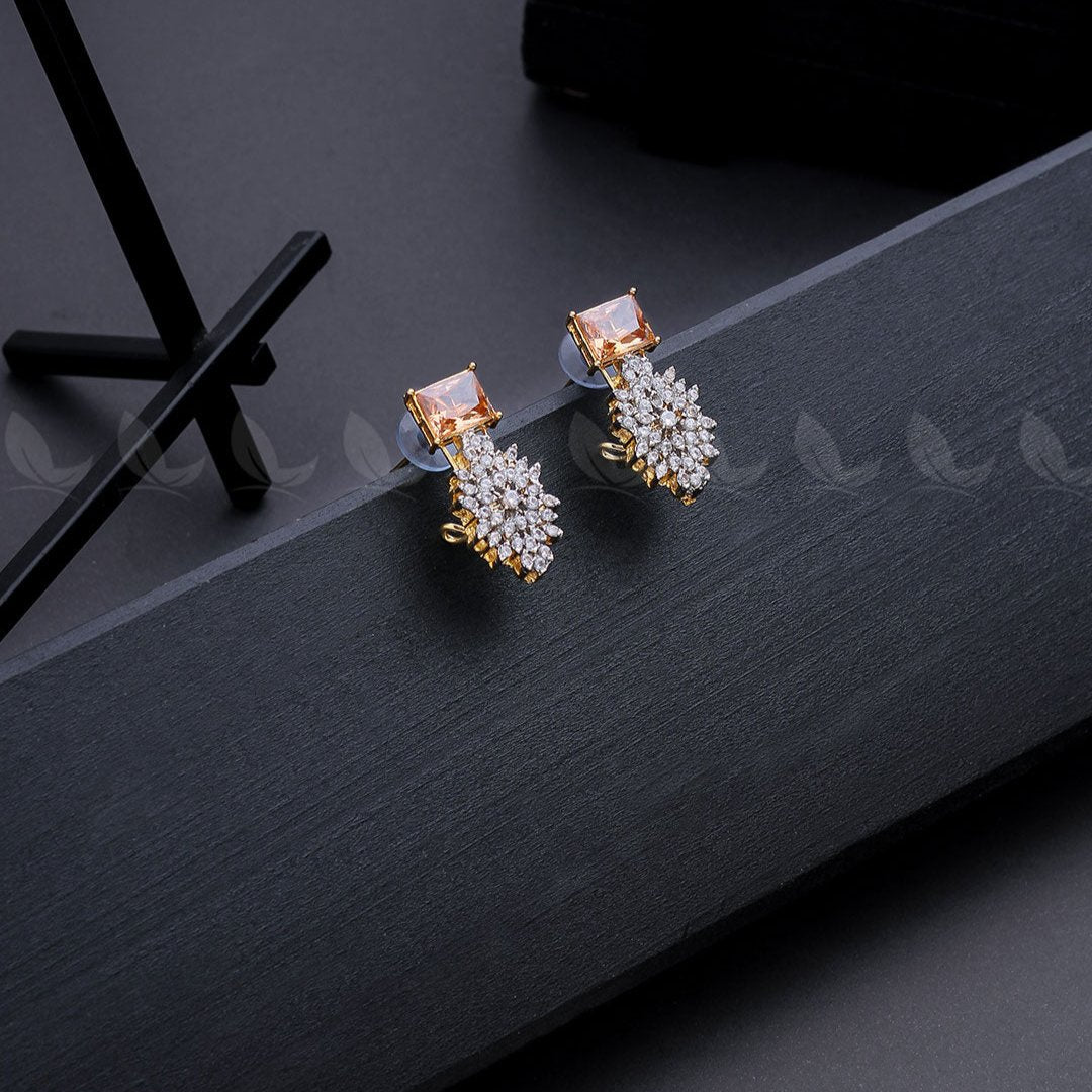 Zircon Cluster Earrings