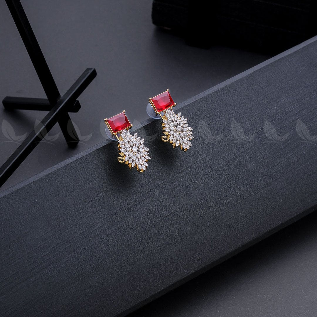 Zircon Cluster Earrings